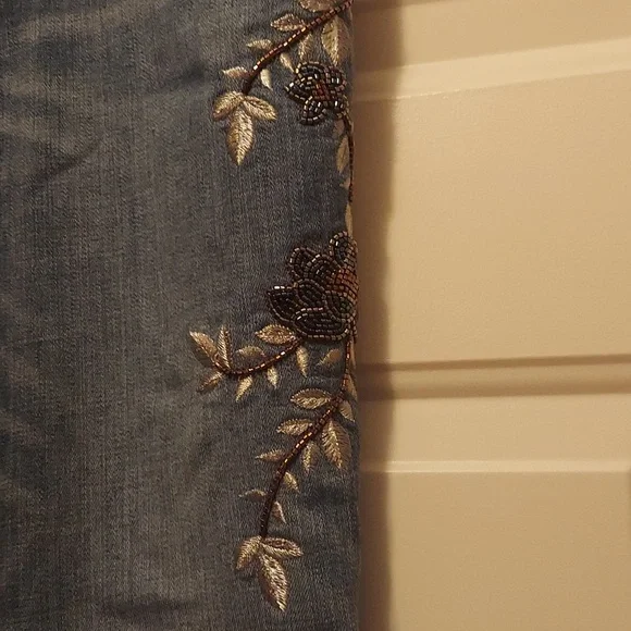 Women's WHBM Embellished Jeans - Picture 3 of 8